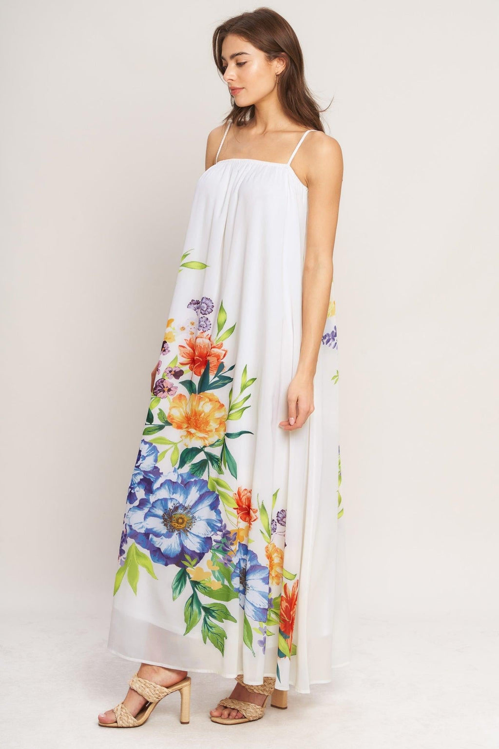 GARDEN AIR WOVEN ANKLE DRESS Flying Tomato