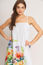 GARDEN AIR WOVEN ANKLE DRESS Flying Tomato