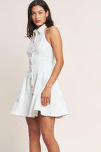 ALWAYS ADORABLE WOVEN MINI DRESS Flying Tomato