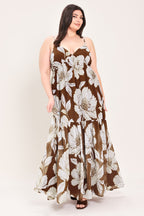 DESERT BLOOM WOVEN MAXI DRESS Flying Tomato