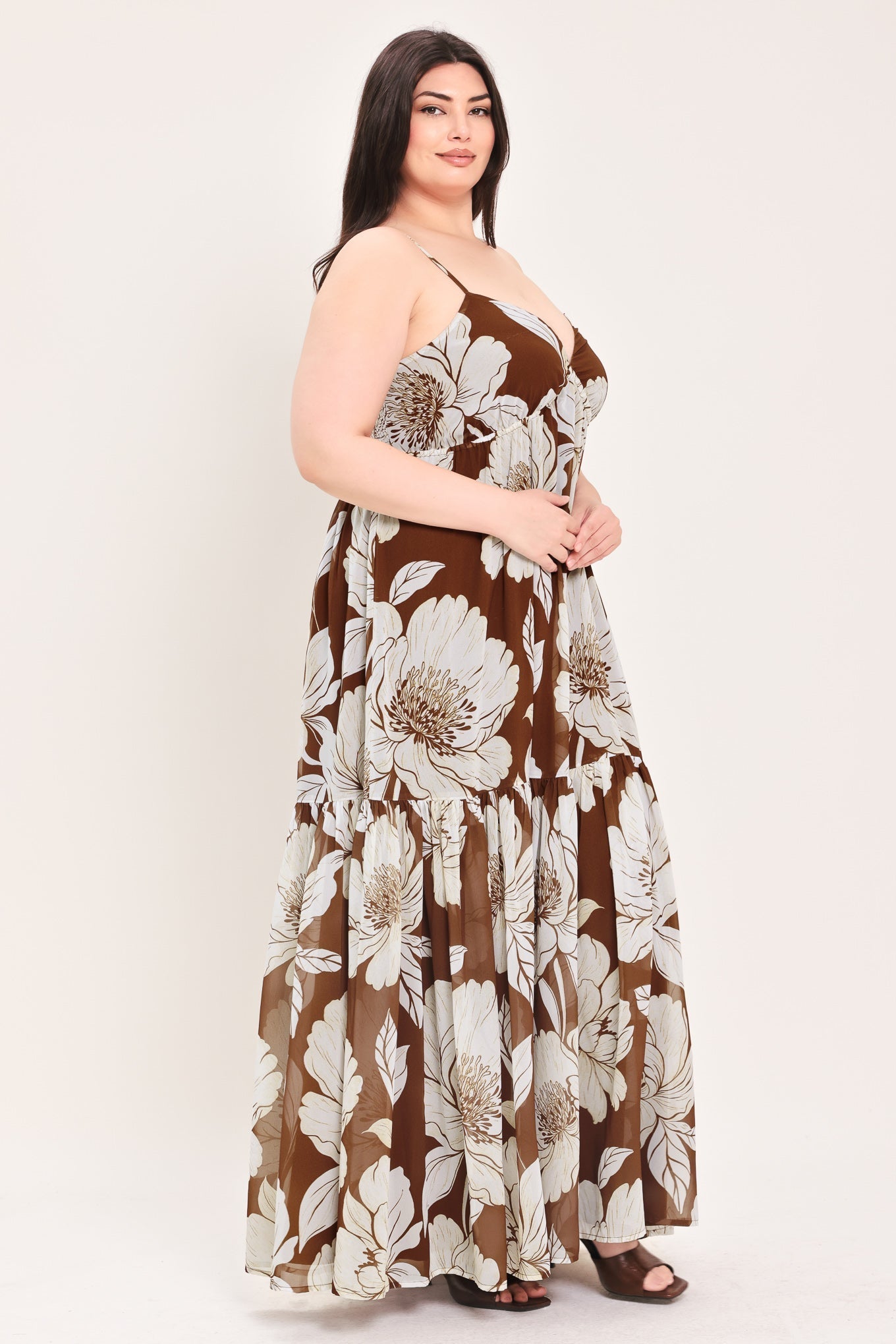 DESERT BLOOM WOVEN MAXI DRESS Flying Tomato
