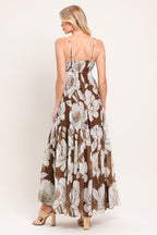 DESERT BLOOM WOVEN MAXI DRESS Flying Tomato