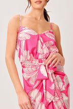 BOLD PETALIA WOVEN MIDI DRESS Flying Tomato
