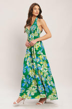 PALM SHORE BLOOM WOVEN MAXI DRESS Flying Tomato