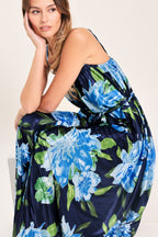 ELEGANT BLOSSOM WOVEN MAXI DRESS Flying Tomato