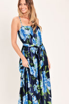 ELEGANT BLOSSOM WOVEN MAXI DRESS Flying Tomato