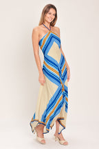 PARADISE CODE WOVEN MIDI DRESS Flying Tomato