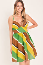 SUMMER NIGHTS WOVEN MINI DRESS Flying Tomato
