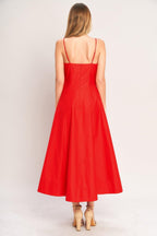 SUMMER CITY WOVEN MIDI DRESS Flying Tomato
