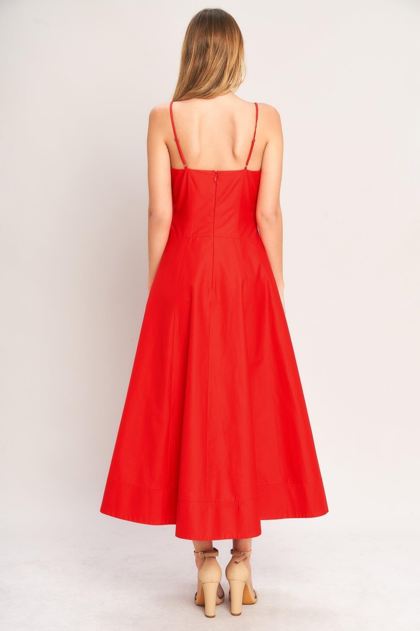 SUMMER CITY WOVEN MIDI DRESS Flying Tomato