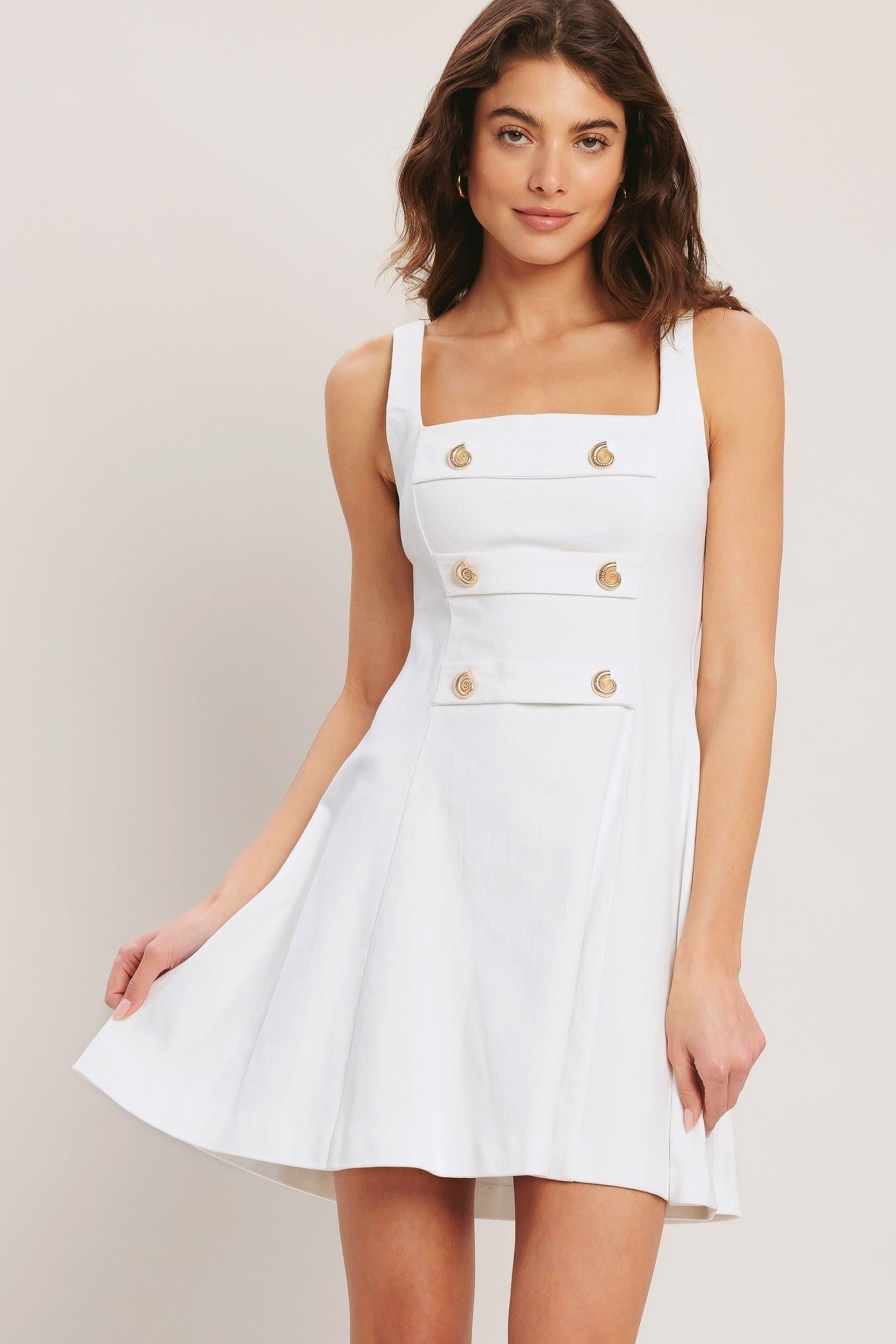 COASTAL CHIC WOVEN MINI DRESS Flying Tomato