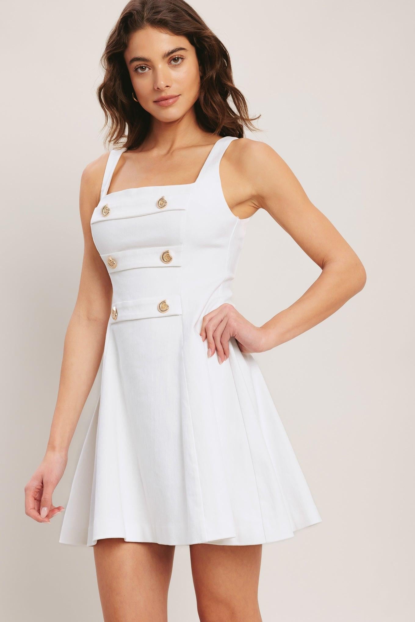 COASTAL CHIC WOVEN MINI DRESS Flying Tomato