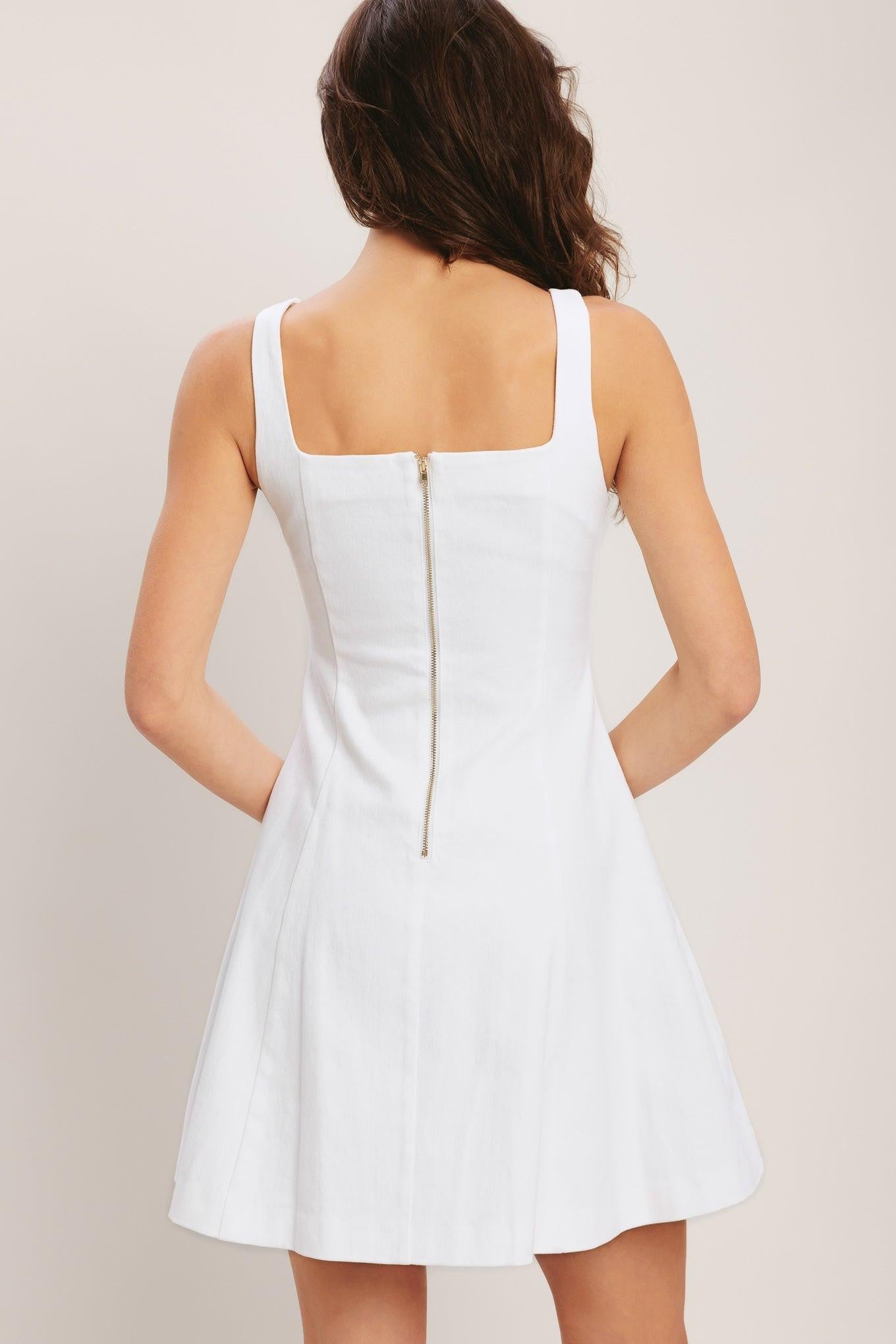 COASTAL CHIC WOVEN MINI DRESS Flying Tomato