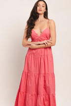 SWEET ALLURE WOVEN ANKLE DRESS Flying Tomato
