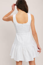 SKY GARDEN WOVEN MINI DRESS Flying Tomato