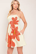SUNKISSED FLORA WOVEN MINI DRESS Flying Tomato