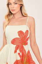 SUNKISSED FLORA WOVEN MINI DRESS Flying Tomato