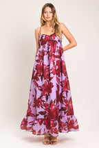 LOVE BLOSSOM WOVEN ANKLE DRESS Flying Tomato