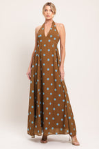 DOTTY LOVE WOVEN MIDI DRESS Flying Tomato