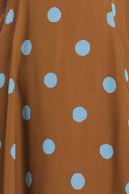 DOTTY LOVE WOVEN MIDI DRESS Flying Tomato