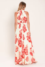BLOOMING LOVE WOVEN MAXI DRESS Flying Tomato