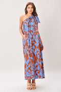LAGOON FLOW WOVEN MIDI DRESS Flying Tomato
