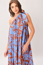 LAGOON FLOW WOVEN MIDI DRESS Flying Tomato