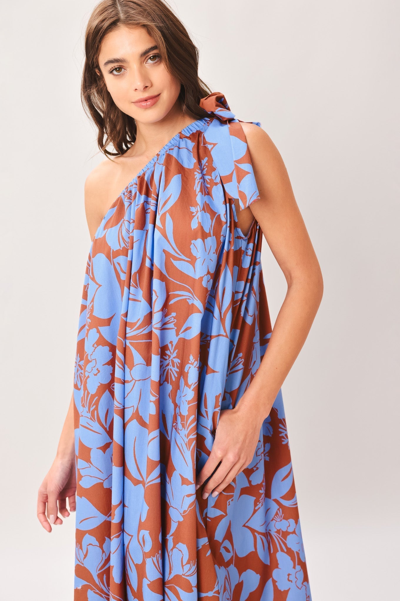 LAGOON FLOW WOVEN MIDI DRESS Flying Tomato