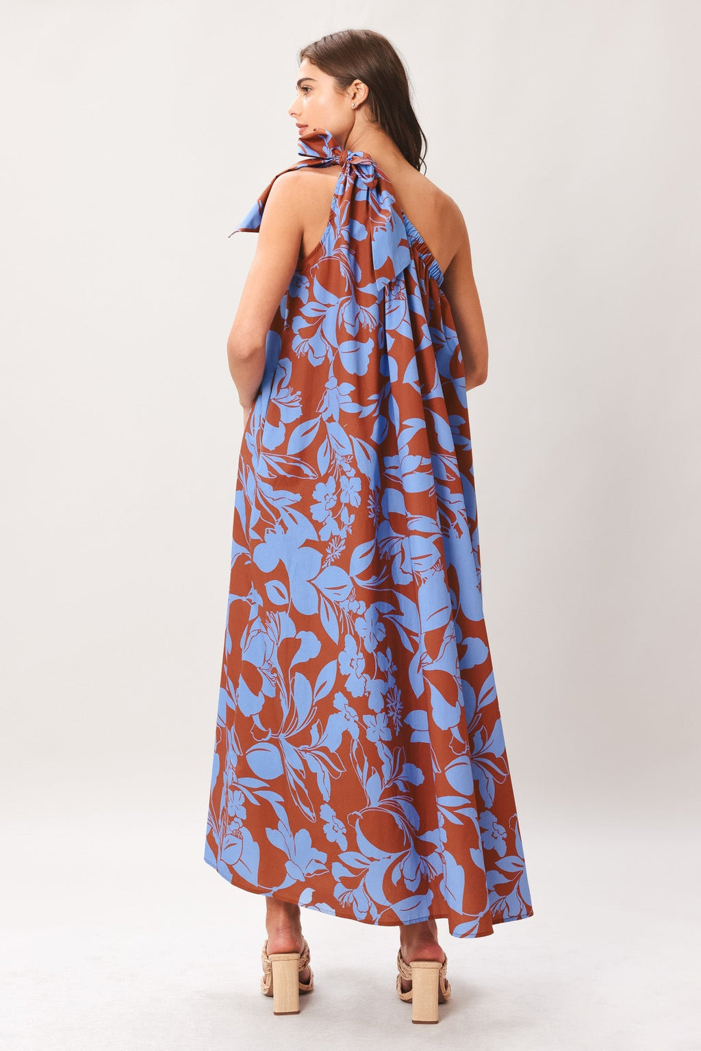 LAGOON FLOW WOVEN MIDI DRESS Flying Tomato