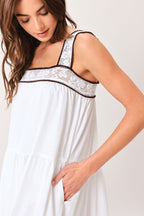 CLOUD LINE WOVEN MAXI DRESS Flying Tomato