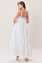 CLOUD LINE WOVEN MAXI DRESS Flying Tomato