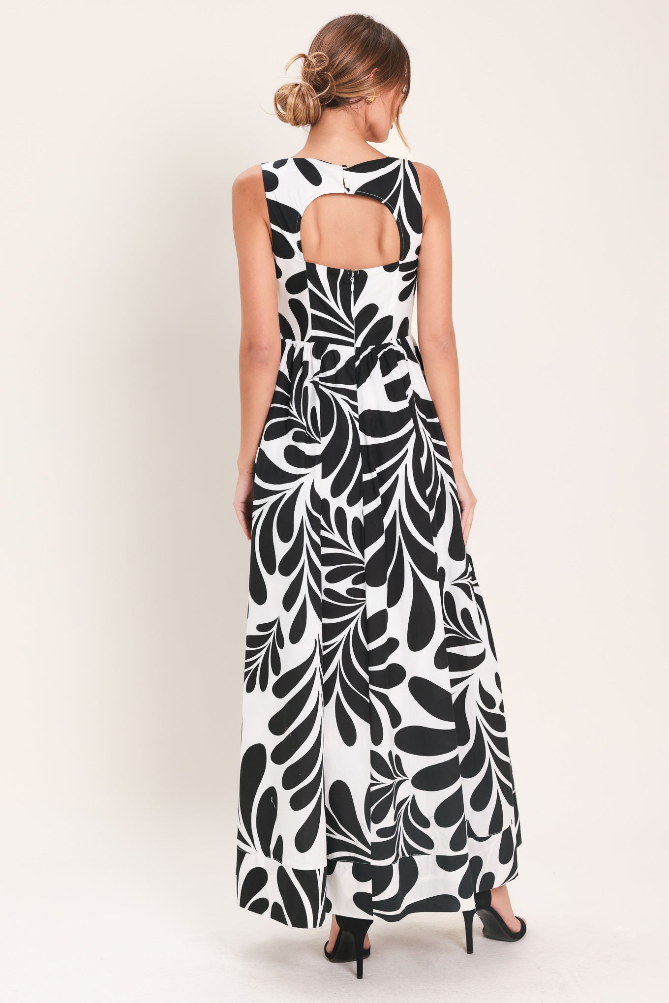 MONO BLOOM WOVEN MAXI DRESS Flying Tomato