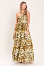 RUN THE WORLD WOVEN MAXI DRESS Flying Tomato