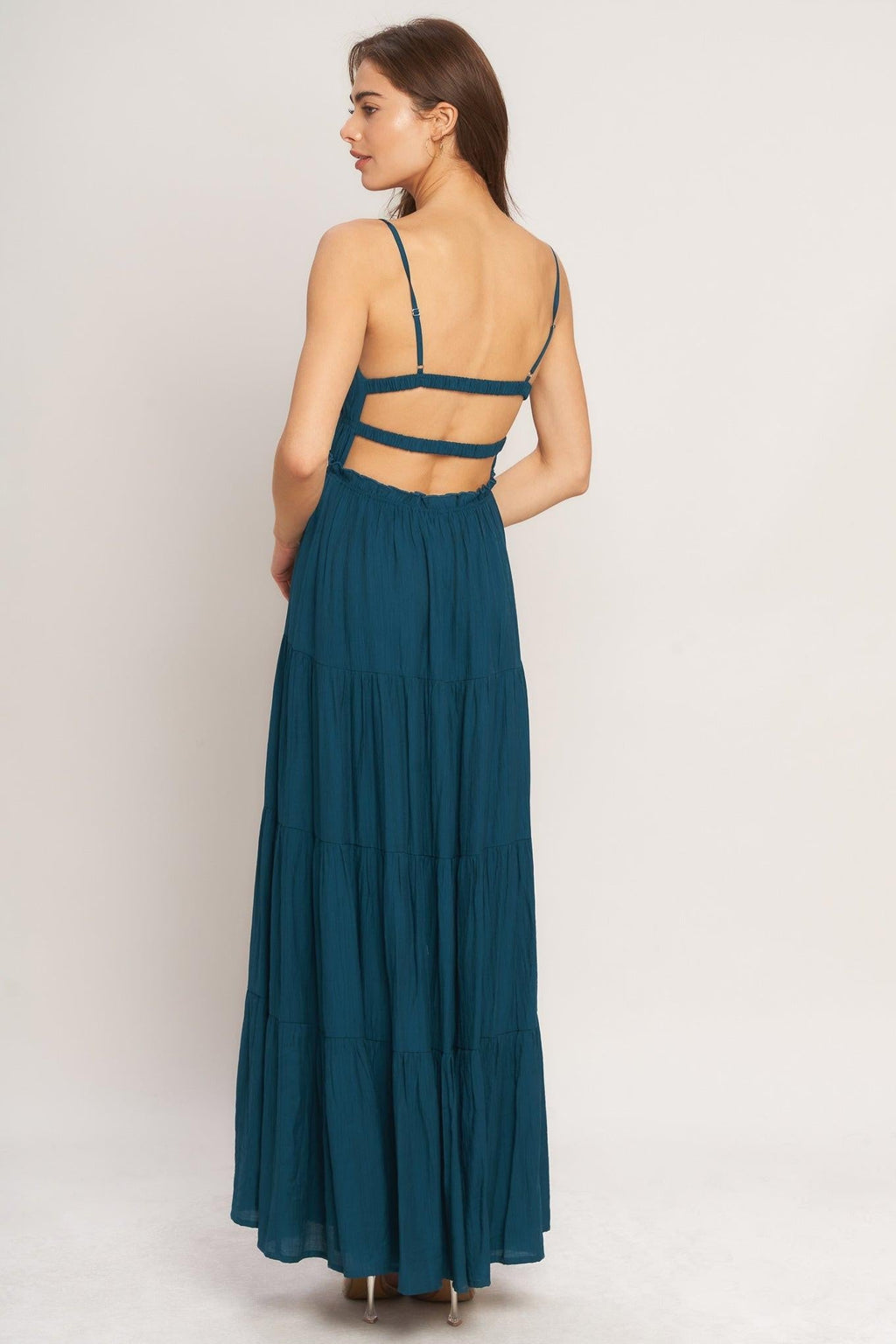 OCEAN BREEZE WOVEN MAXI DRESS Flying Tomato