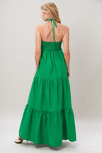 TROPIC STATEMENT WOVEN MAXI DRESS Flying Tomato