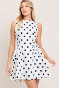 [PREORDER] SPOTLIGHT LOVE DOT WOVEN MINI DRESS Flying Tomato