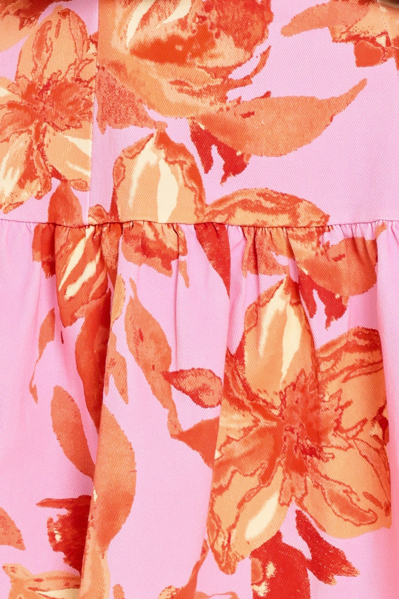 PINK BLOOM WOVEN MINI DRESS Flying Tomato