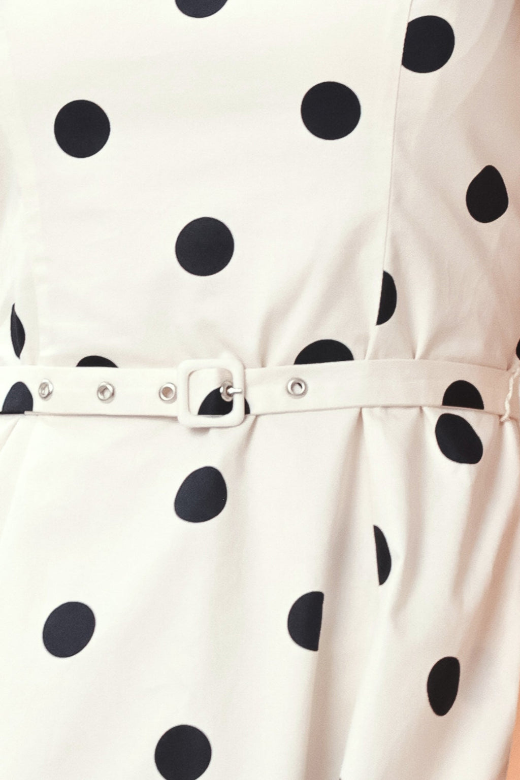 PURE POLKA WOVEN MIDI DRESS Flying Tomato