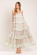 DUNE SERENA WOVEN MIDI DRESS Flying Tomato