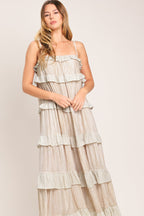 DUNE SERENA WOVEN MIDI DRESS Flying Tomato