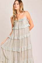 DUNE SERENA WOVEN MIDI DRESS Flying Tomato