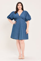 SOFT GIRL DENIM MINI DRESS Flying Tomato