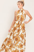 HONEY LUXE WOVEN MAXI DRESS Flying Tomato