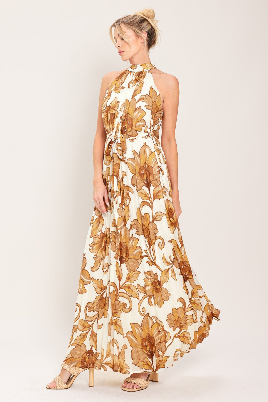 HONEY LUXE WOVEN MAXI DRESS Flying Tomato