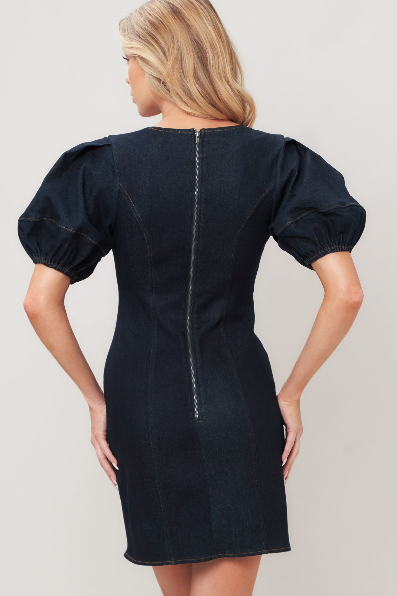 MIDNIGHT FEMME WOVEN MINI DRESS Flying Tomato