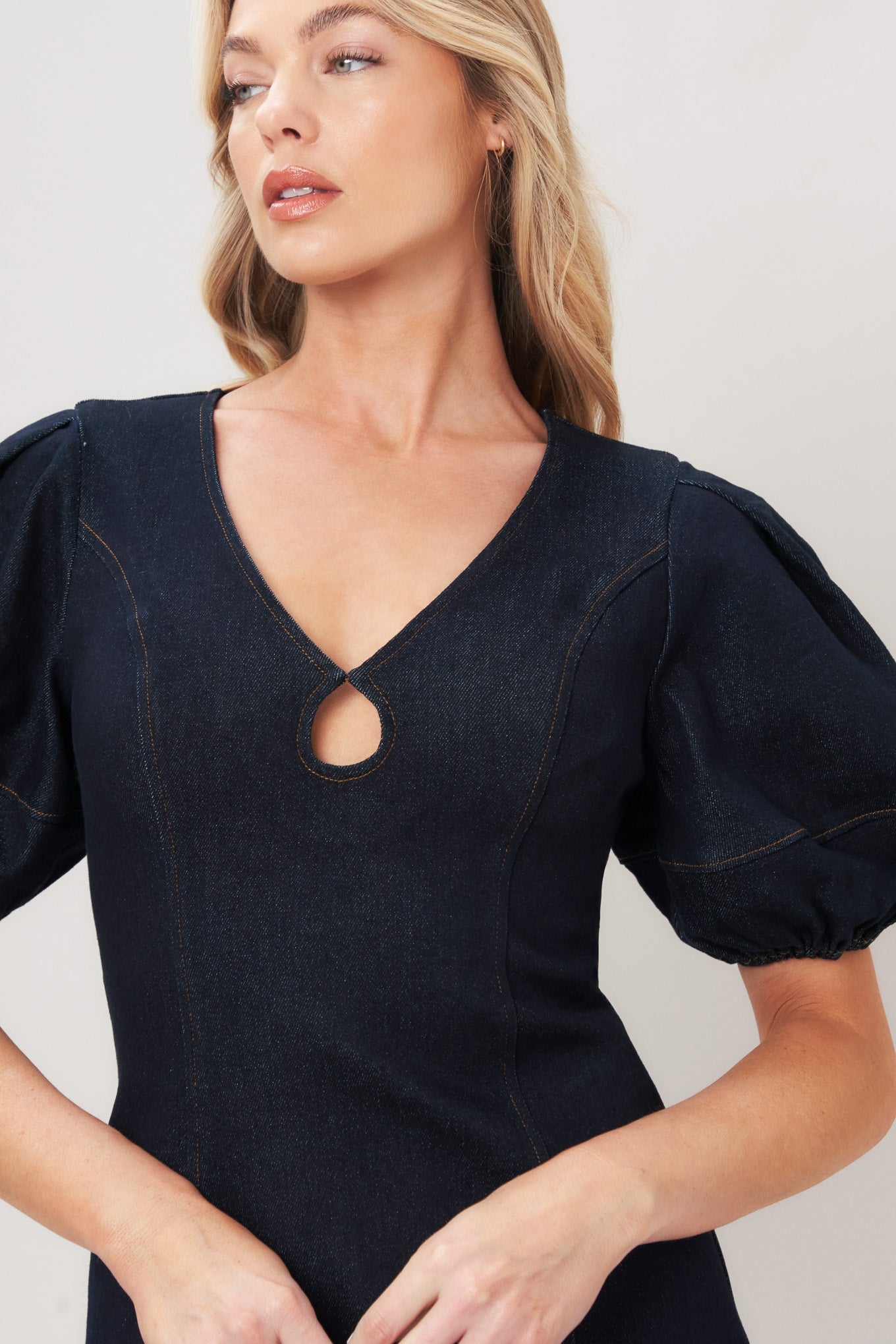 MIDNIGHT FEMME WOVEN MINI DRESS Flying Tomato