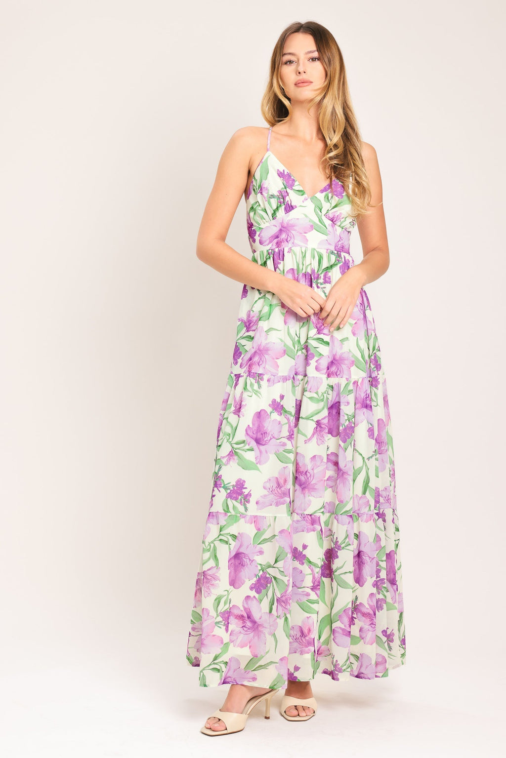 GARDEN SWEETHEART WOVEN MAXI DRESS Flying Tomato