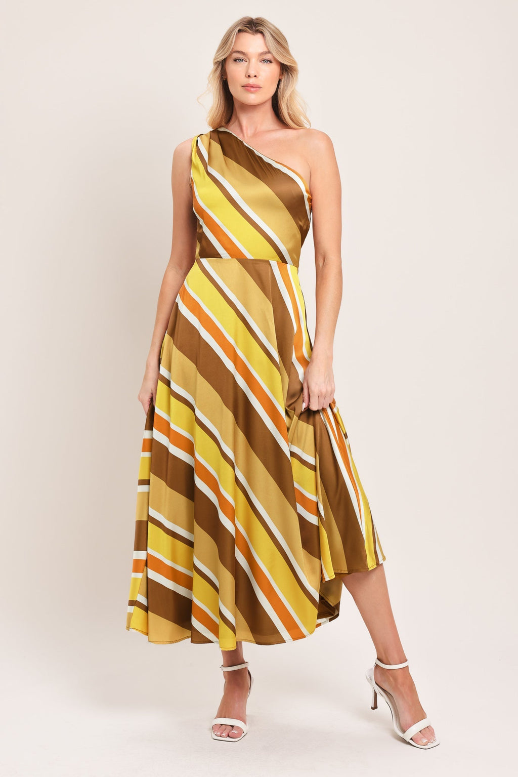 SOFT SUNSHINE WOVEN MIDI DRESS Flying Tomato