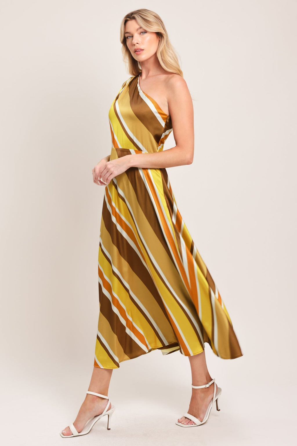 SOFT SUNSHINE WOVEN MIDI DRESS Flying Tomato
