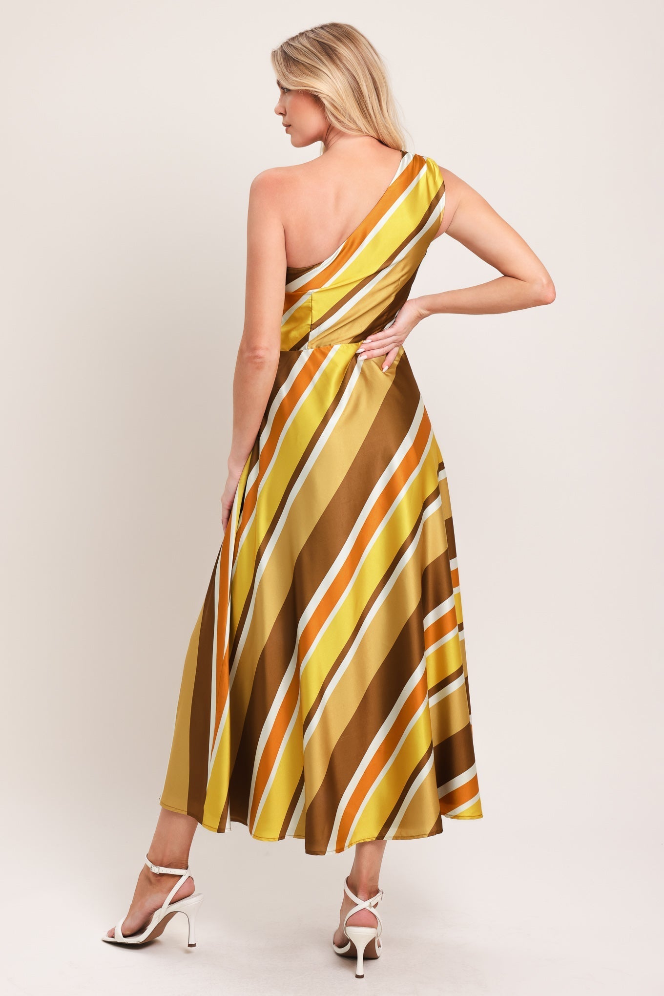 SOFT SUNSHINE WOVEN MIDI DRESS Flying Tomato